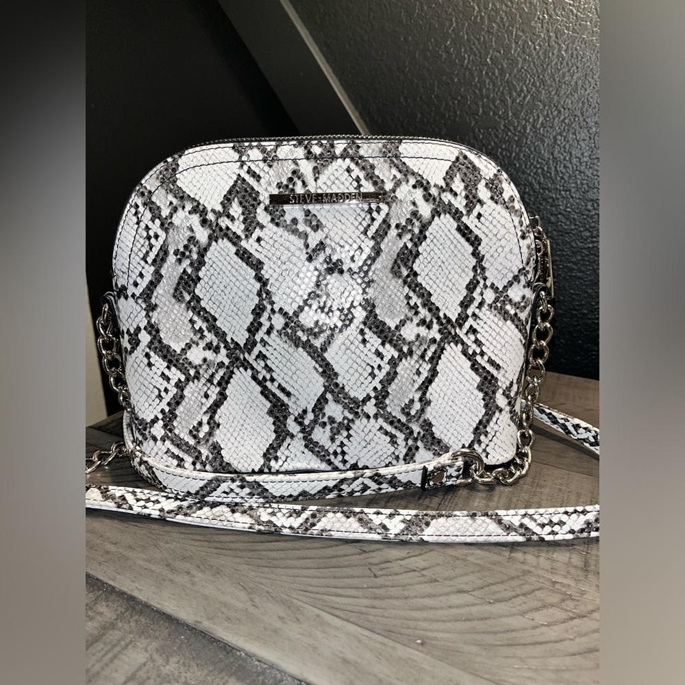 Steve Madden Snake Print Handbag
